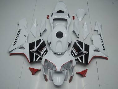 Honda CBR 600 RR 03-04 Verkleidung - Weiß Schwarz Fabrik