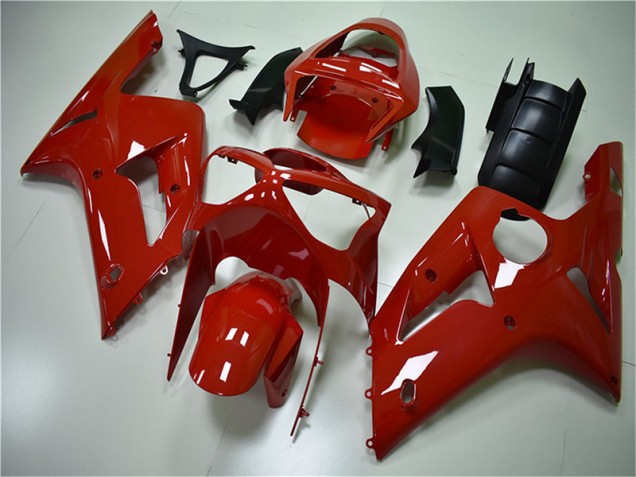 Kawasaki ZX6R 03-04 Verkleidungen - Rot Fabrik