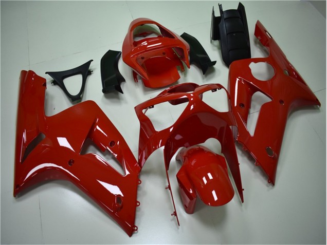 Kawasaki ZX6R 03-04 Verkleidungen - Rot Fabrik