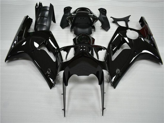 Kawasaki ZX6R 03-04 Verkleidungen - Glänzend Schwarz Fabrik Kawasaki ZX6R 03-04 Verkleidungen - Glänzend Schwarz Fabrik