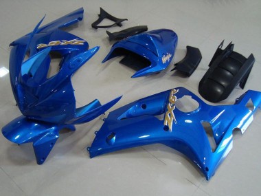 Kawasaki ZX6R 03-04 Verkleidungen - Hell blau Fabrik