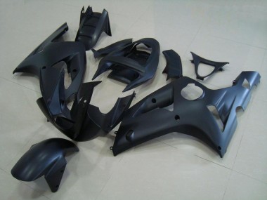 Kawasaki ZX6R 03-04 Verkleidung - Matt Schwarz Fabrik