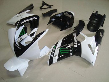 Kawasaki ZX6R 03-04 Verkleidung - Weiß Monster Fabrik