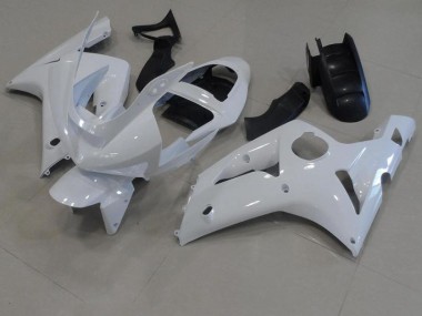 Kawasaki ZX6R 03-04 Verkleidungen - Weiß Fabrik