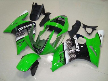Kawasaki ZX6R 03-04 Verkleidungen - Grün Nakano Fabrik