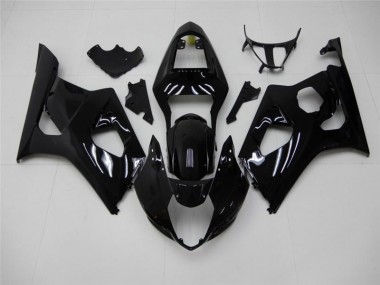 Suzuki GSXR 1000 K3 03-04 Verkleidung - Glänzend Schwarz Fabrik