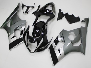 Suzuki GSXR 1000 K3 03-04 Verkleidungen - Schwarz Grau Fabrik