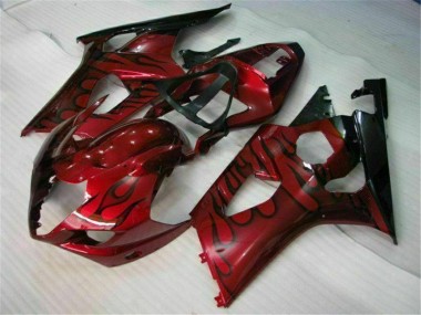 Suzuki GSXR 1000 K3 03-04 Verkleidungen - Rot Fabrik