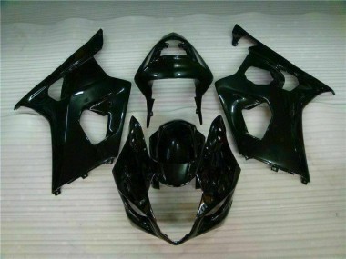 Suzuki GSXR 1000 K3 03-04 Verkleidungen - Glänzend Schwarz Fabrik