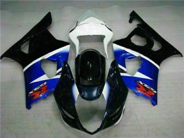 Suzuki GSXR 1000 K3 03-04 Verkleidung - Schwarz Blau Fabrik