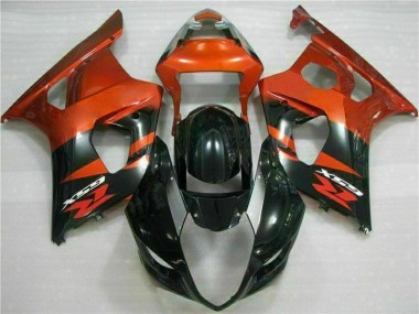 Suzuki GSXR 1000 K3 03-04 Verkleidungen - Braun Schwarz Fabrik