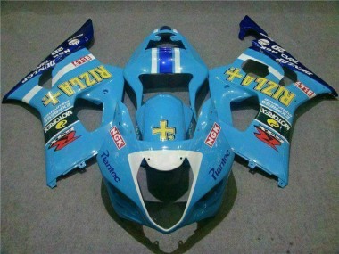 Suzuki GSXR 1000 K3 03-04 Verkleidungen - Blau Fabrik