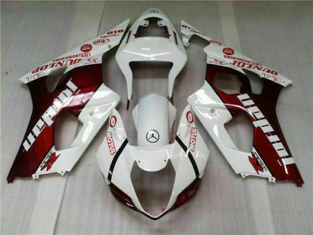 Suzuki GSXR 1000 K3 03-04 Verkleidung - Rot Weiß Fabrik Suzuki GSXR 1000 K3 03-04 Verkleidung - Rot Weiß Fabrik