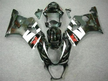 Suzuki GSXR 1000 K3 03-04 Verkleidungen & Plastik - Weiß Schwarz Fabrik
