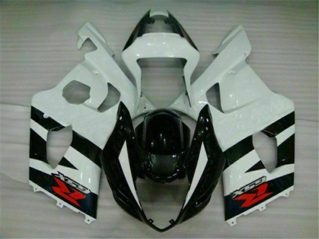 Suzuki GSXR 1000 K3 03-04 Vollverkleidung - Weiß Schwarz Fabrik Suzuki GSXR 1000 K3 03-04 Vollverkleidung - Weiß Schwarz Fabrik
