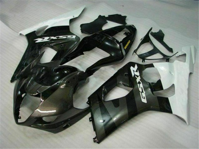 Suzuki GSXR 1000 K3 03-04 Verkleidungen - Weiß Schwarz Fabrik