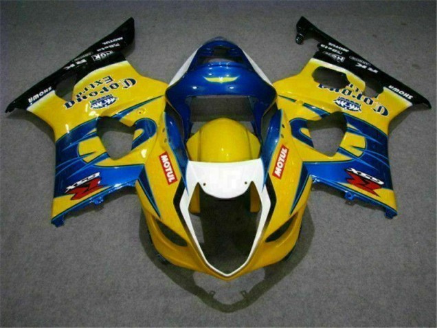 Suzuki GSXR 1000 K3 03-04 Verkleidungen - Gelb Blau Fabrik Suzuki GSXR 1000 K3 03-04 Verkleidungen - Gelb Blau Fabrik