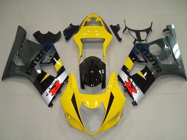 Suzuki GSXR 1000 K3 03-04 Verkleidungen - Gelb Grau Fabrik Suzuki GSXR 1000 K3 03-04 Verkleidungen - Gelb Grau Fabrik