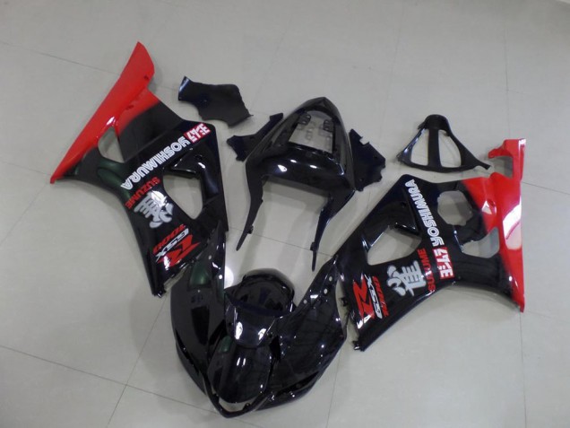 Suzuki GSXR 1000 K3 03-04 Verkleidungen - Schwarz und Rot Fabrik Suzuki GSXR 1000 K3 03-04 Verkleidungen - Schwarz und Rot Fabrik