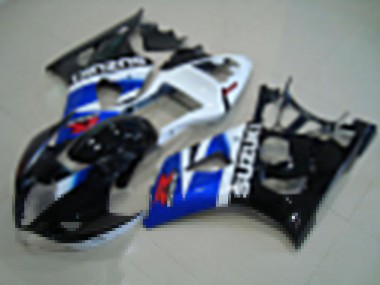 Suzuki GSXR 1000 K3 03-04 Verkleidungen - Schwarz Blau Weiß Fabrik