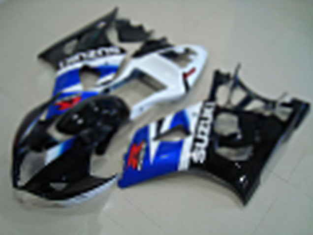 Suzuki GSXR 1000 K3 03-04 Verkleidungen - Schwarz Blau Weiß Fabrik Suzuki GSXR 1000 K3 03-04 Verkleidungen - Schwarz Blau Weiß Fabrik