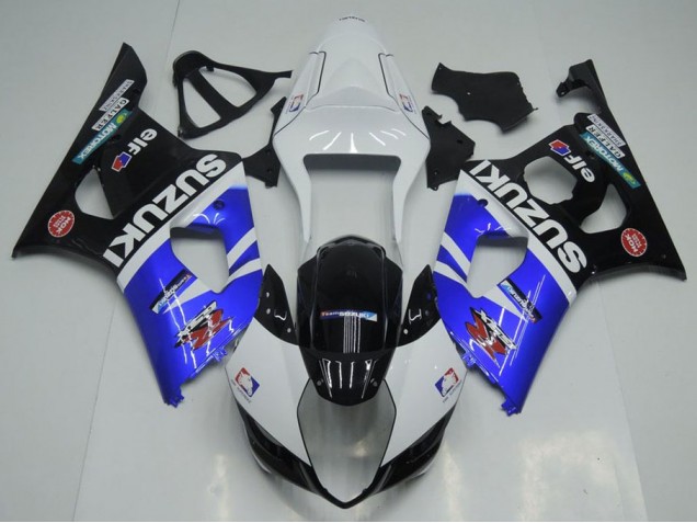 Suzuki GSXR 1000 K3 03-04 Verkleidungen - Blau, Weiß und Schwarz Fabrik Suzuki GSXR 1000 K3 03-04 Verkleidungen - Blau, Weiß und Schwarz Fabrik