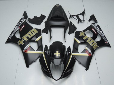 Suzuki GSXR 1000 K3 03-04 Verkleidungen - Matt Schwarzer Rizla Fabrik
