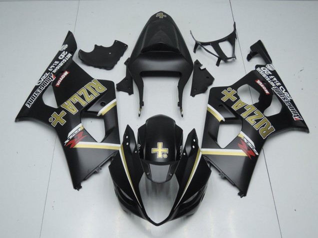 Suzuki GSXR 1000 K3 03-04 Verkleidungen - Matt Schwarzer Rizla Fabrik Suzuki GSXR 1000 K3 03-04 Verkleidungen - Matt Schwarzer Rizla Fabrik