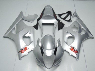 Suzuki GSXR 1000 K3 03-04 Verkleidungen - Silber OEM Stil Fabrik