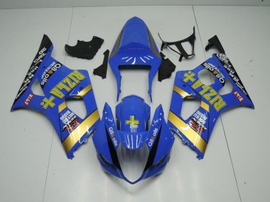 Suzuki GSXR 1000 K3 03-04 Verkleidungen - Blau Rizla Fabrik