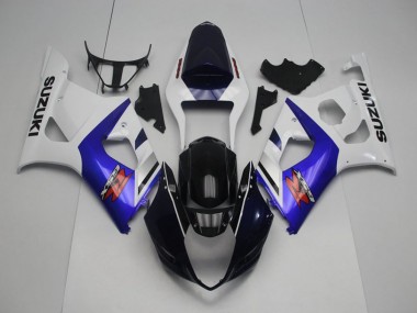 Suzuki GSXR 1000 K3 03-04 Verkleidungen - Dunkel Blau Vorderseite und Blau Fabrik