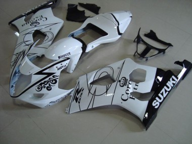 Suzuki GSXR 1000 K3 03-04 Verkleidungen - Weiß Corona Fabrik