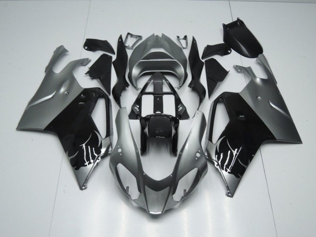 Aprilia RSV 1000 03-06 Verkleidungen - Grau und Schwarz Fabrik Aprilia RSV 1000 03-06 Verkleidungen - Grau und Schwarz Fabrik