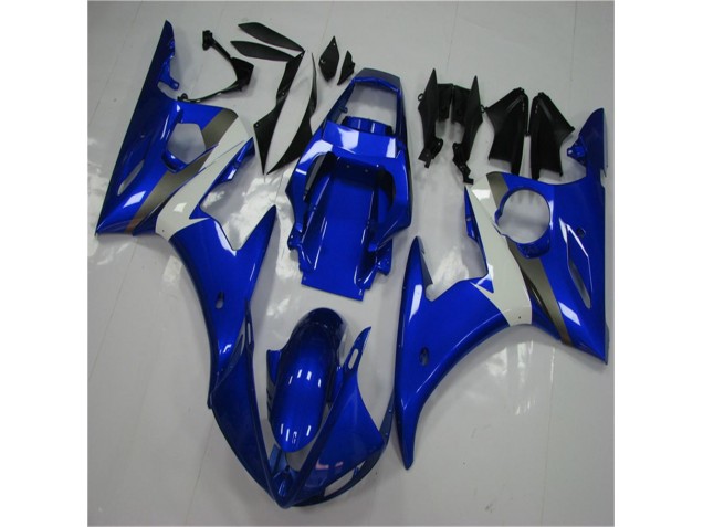 Yamaha R6 03-05 Vollverkleidung - Blau Weiß Fabrik Yamaha R6 03-05 Vollverkleidung - Blau Weiß Fabrik
