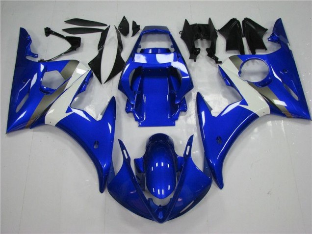 Yamaha R6 03-05 Vollverkleidung - Blau Weiß Fabrik Yamaha R6 03-05 Vollverkleidung - Blau Weiß Fabrik