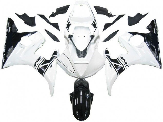 Yamaha R6 03-05 Verkleidungen - Schwarz Weißes Tribal Fabrik Yamaha R6 03-05 Verkleidungen - Schwarz Weißes Tribal Fabrik