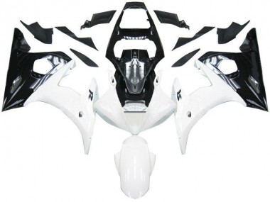 Yamaha R6 03-05 Verkleidungen - Schwarz Weiß Fabrik