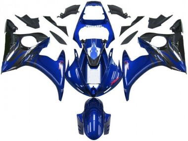 Yamaha R6 03-05 Verkleidung - Blau Schwarz Fabrik