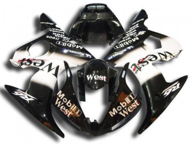 Yamaha R6 03-05 Verkleidungen - Schwarz Mobil West Fabrik Yamaha R6 03-05 Verkleidungen - Schwarz Mobil West Fabrik