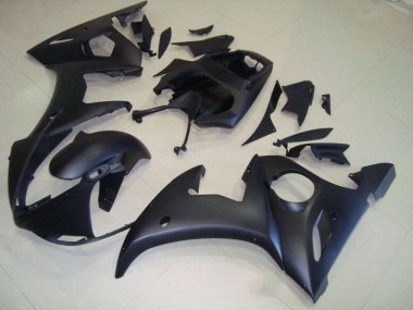 Yamaha R6 03-05 Verkleidung - Matt Schwarz Fabrik