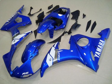 Yamaha R6 03-05 Verkleidungen - Blau Fabrik