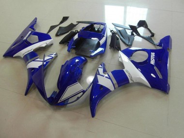 Yamaha R6 03-05 Verkleidungen - Blau Weiß Fabrik