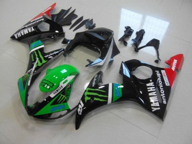 Yamaha R6 03-05 Verkleidungen - Grünes Monster Fabrik