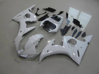 Yamaha R6 03-05 Verkleidungen - Weiß Kein Aufkleber Fabrik