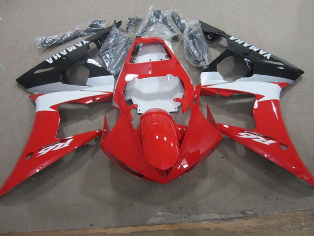Yamaha R6 03-05 Verkleidungen - Rot Weiß Aufkleber Fabrik Yamaha R6 03-05 Verkleidungen - Rot Weiß Aufkleber Fabrik