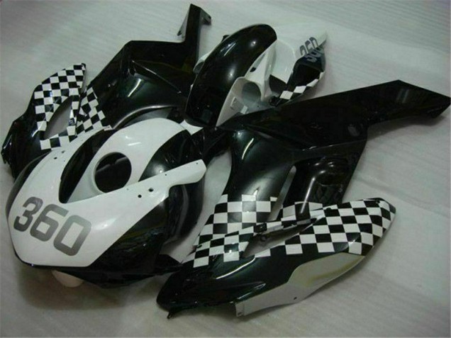 Honda CBR 1000 RR 04-05 Verkleidungen - Weiß Schwarz Fabrik Honda CBR 1000 RR 04-05 Verkleidungen - Weiß Schwarz Fabrik