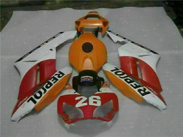 Honda CBR 1000 RR 04-05 Verkleidungen - Orange Rot Repsol 26 Fabrik Honda CBR 1000 RR 04-05 Verkleidungen - Orange Rot Repsol 26 Fabrik