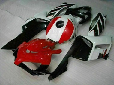 Honda CBR 1000 RR 04-05 Verkleidungen & Plastik - Schwarz Weiß Fabrik