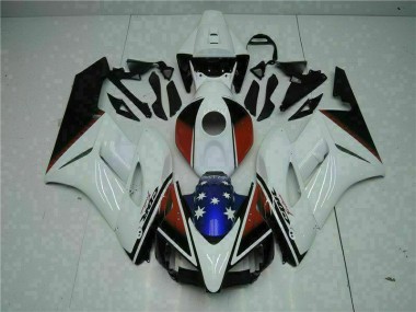 Honda CBR 1000 RR 04-05 Verkleidung - Weiß Schwarz Fabrik