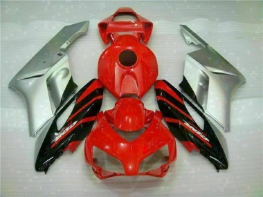 Honda CBR 1000 RR 04-05 Verkleidungen - Rot Silber Fabrik